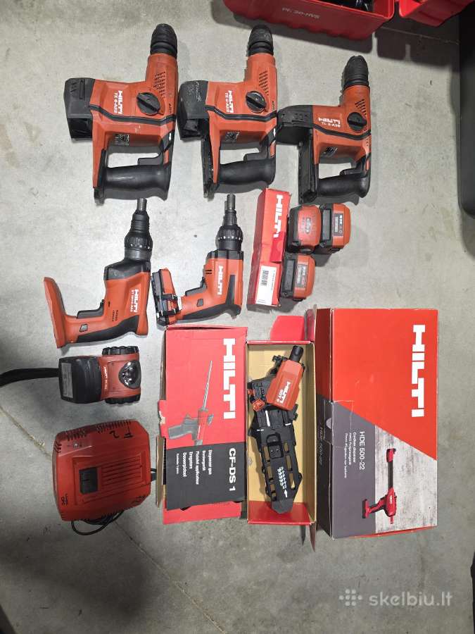 Hilti irankiai, Perferatoriai, metalo suktukai, ba - nuotraukos Nr. 2