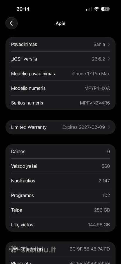 iPhone 17 Pro Max - nuotraukos Nr. 11