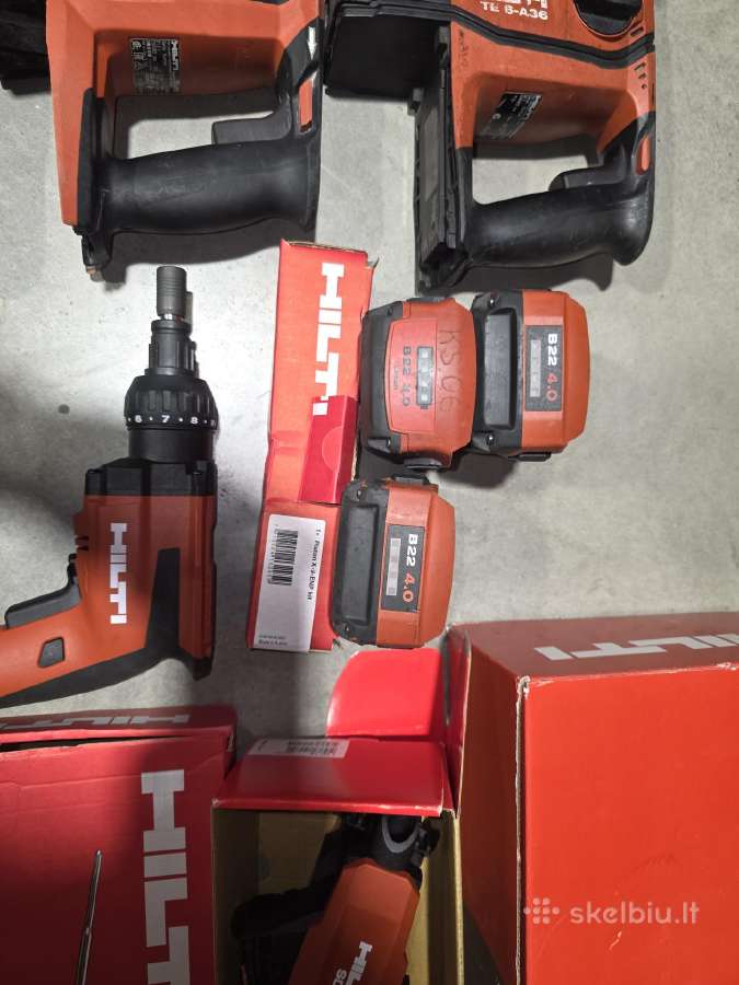 Hilti irankiai, Perferatoriai, metalo suktukai, ba - nuotraukos Nr. 6