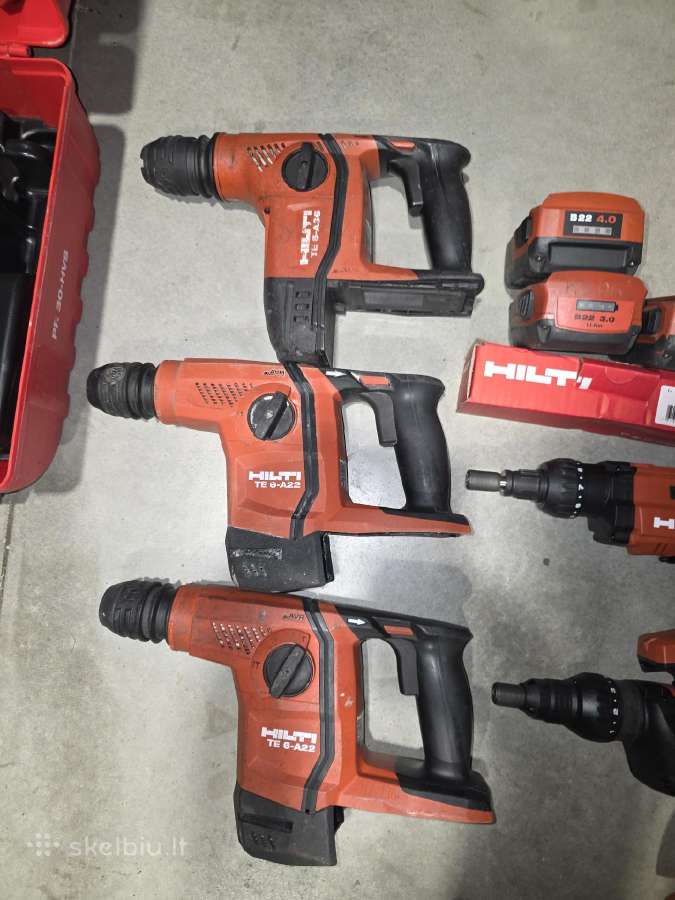 Hilti irankiai, Perferatoriai, metalo suktukai, ba - nuotraukos Nr. 7