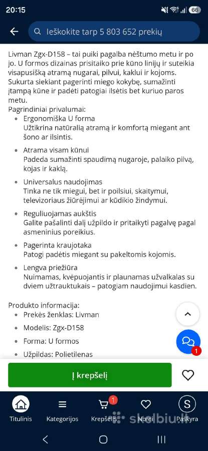 Pagalvė nėščiosioms - nuotraukos Nr. 6
