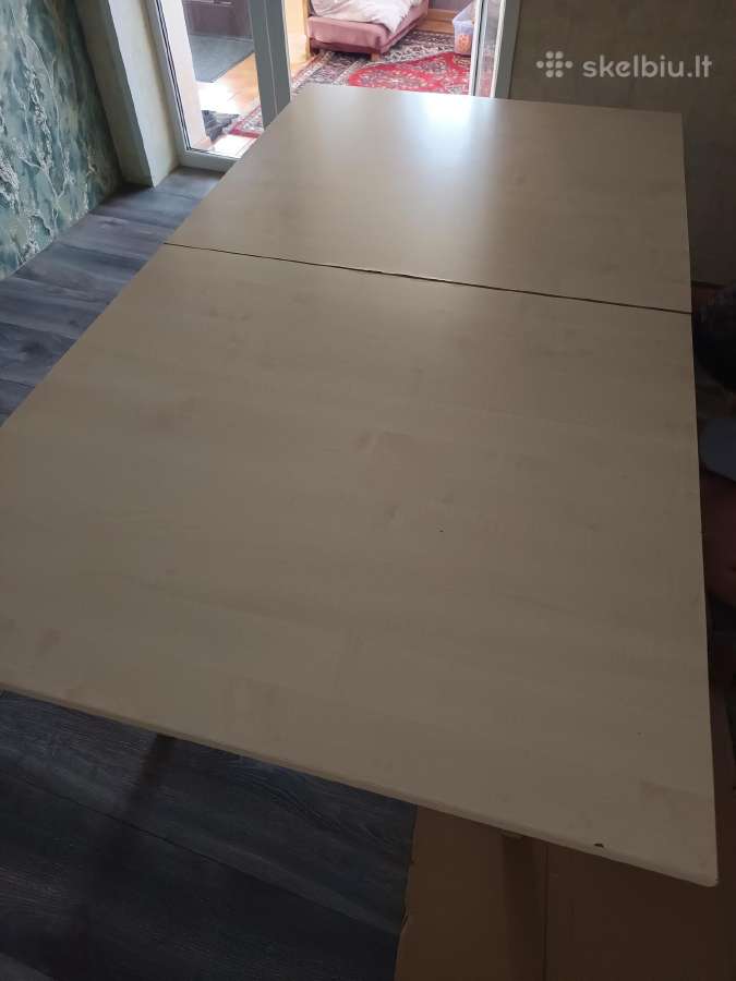 Tvirtas išskleidžiamas valgomojo stalas - nuotraukos Nr. 8