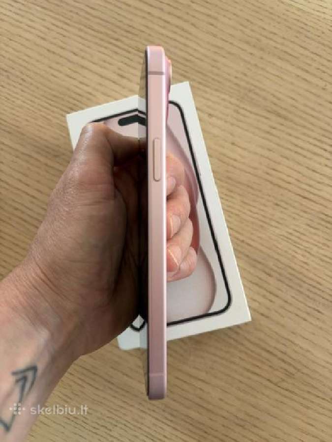 Idealus iPhone 15 plus 128gb rozinis - nuotraukos Nr. 3