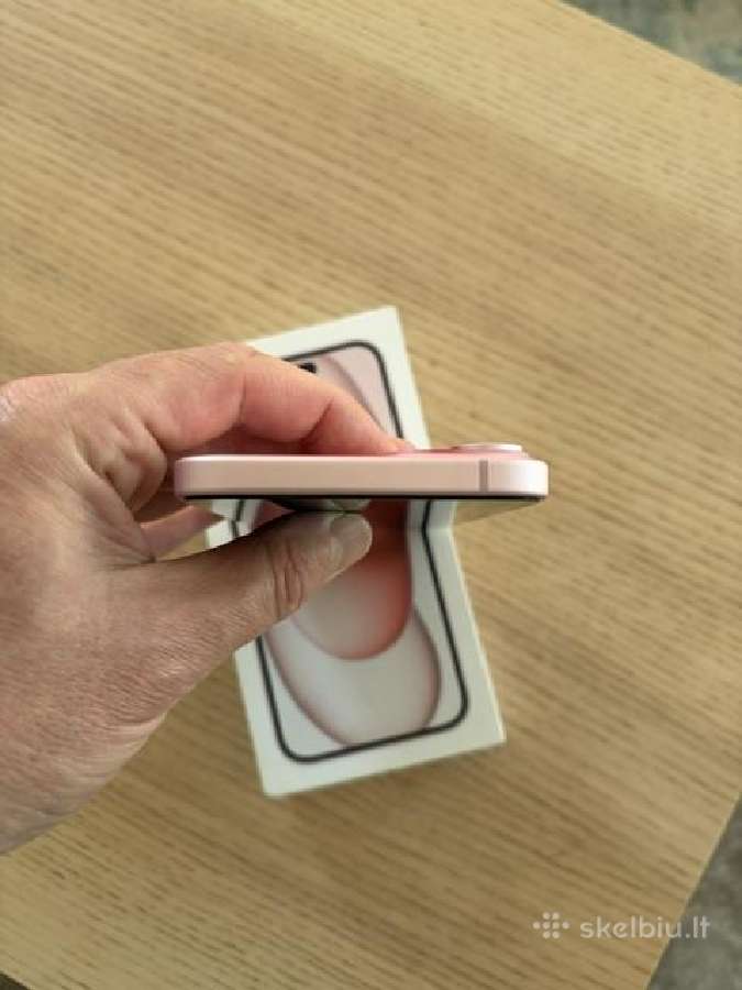 Idealus iPhone 15 plus 128gb rozinis - nuotraukos Nr. 4
