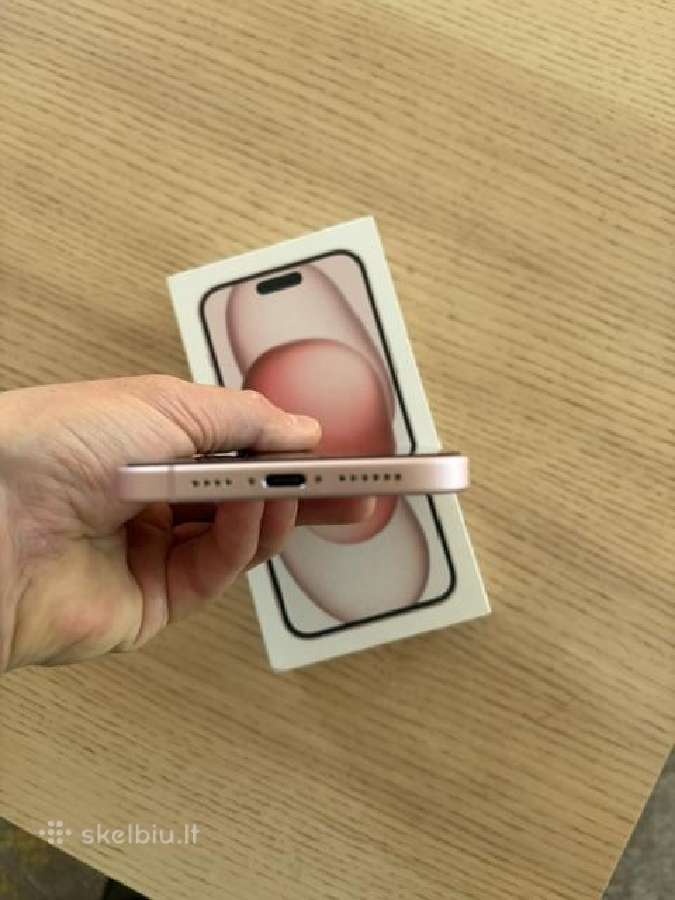 Idealus iPhone 15 plus 128gb rozinis - nuotraukos Nr. 5