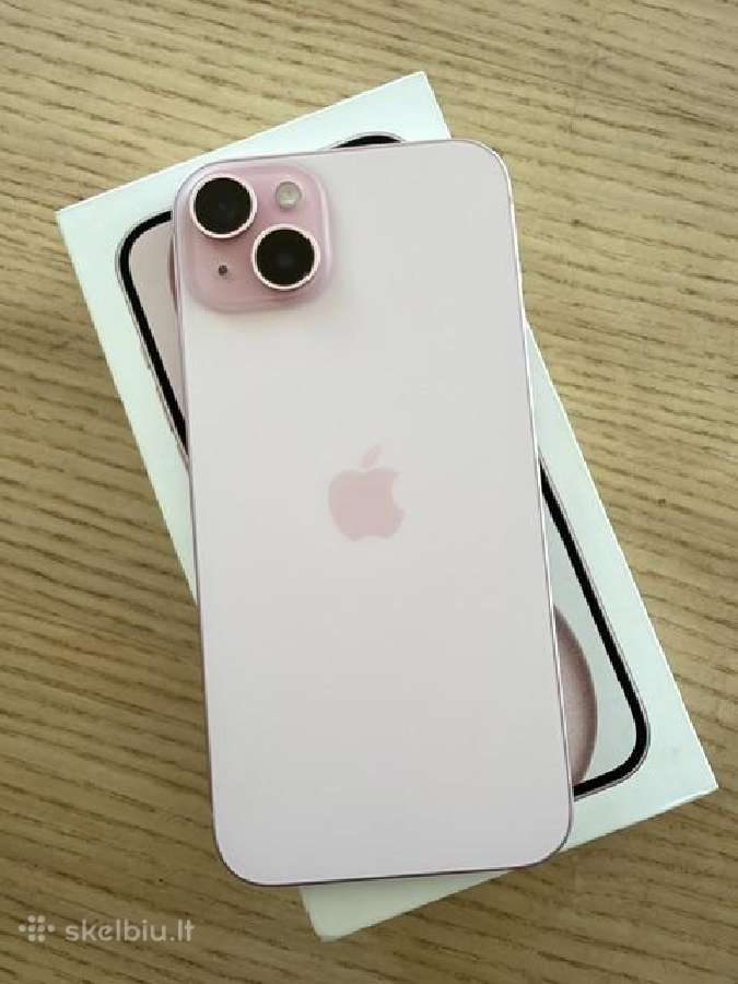 Idealus iPhone 15 plus 128gb rozinis - nuotraukos Nr. 6