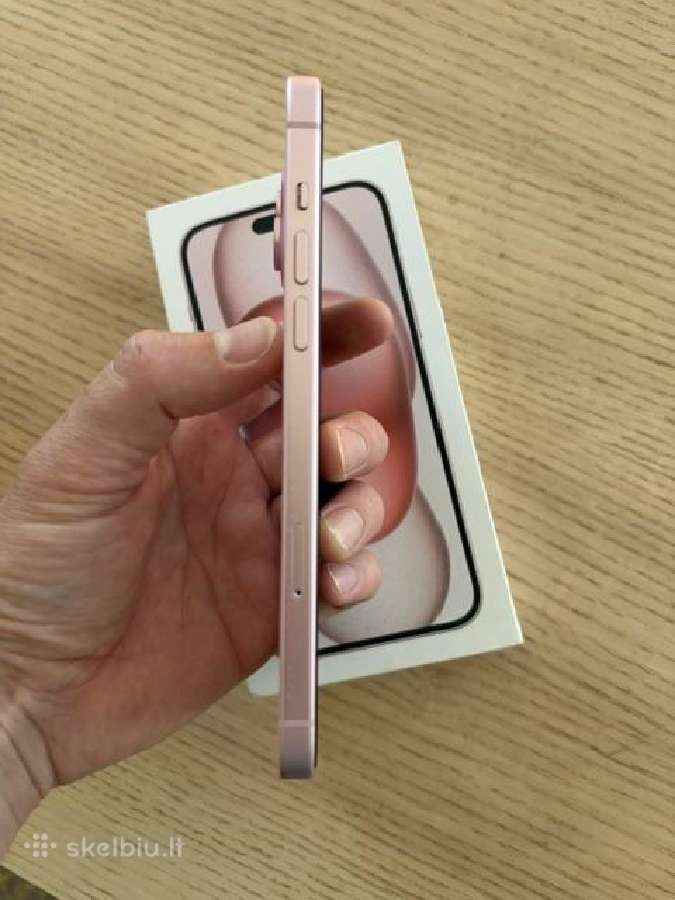 Idealus iPhone 15 plus 128gb rozinis - nuotraukos Nr. 2