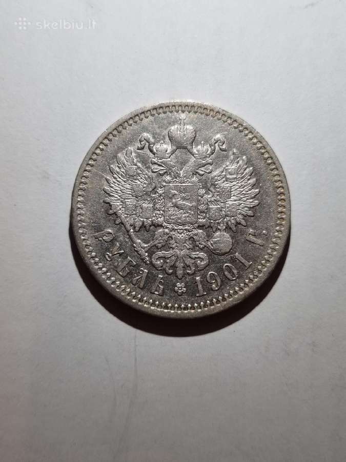 1 Rublis 1901m - nuotraukos Nr. 2