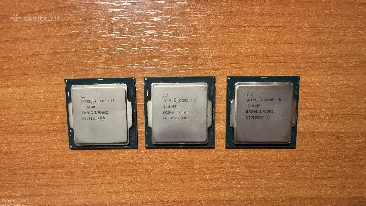 Intel I3 6100 - nuotraukos Nr. 2