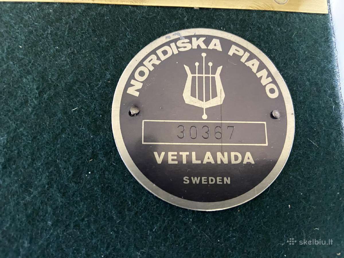 Pianinas August Hoffman Švedija (Renner) - nuotraukos Nr. 6