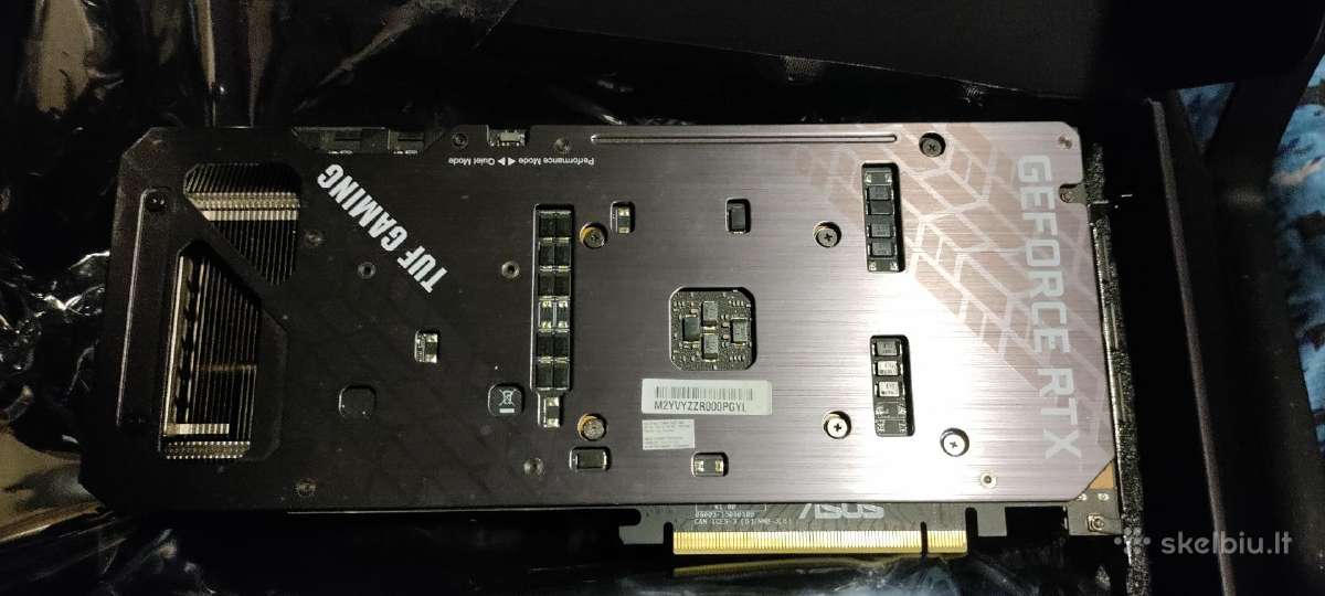 Rtx 3070 asus Tuf Oc 8gb - nuotraukos Nr. 3