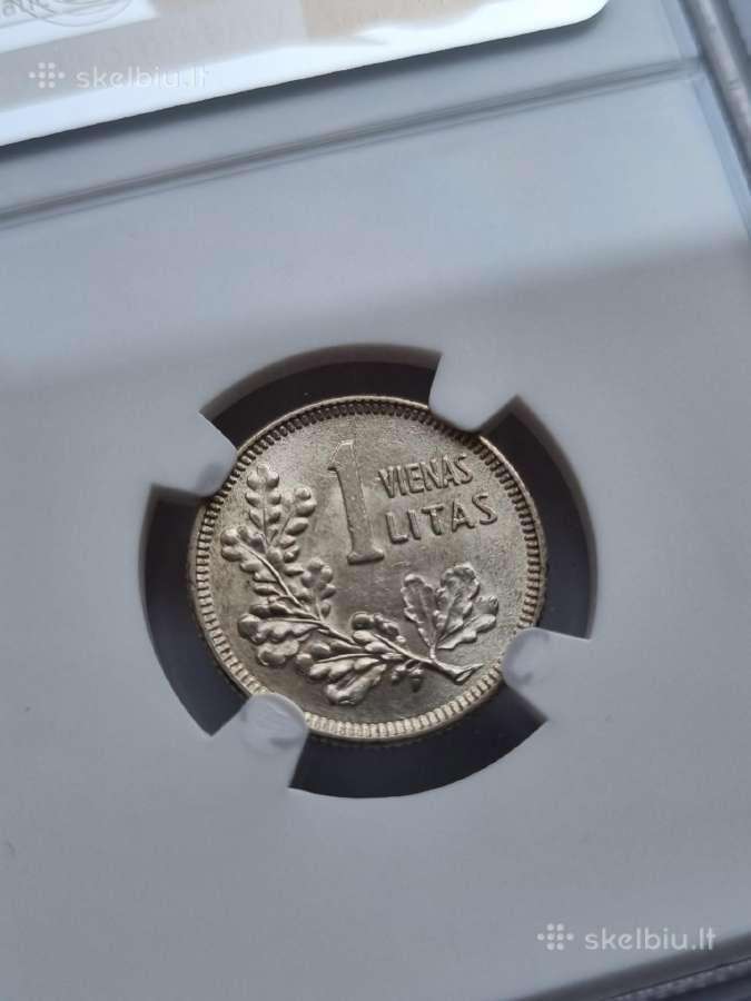 1 Litais 1925m unc Ngc - nuotraukos Nr. 3