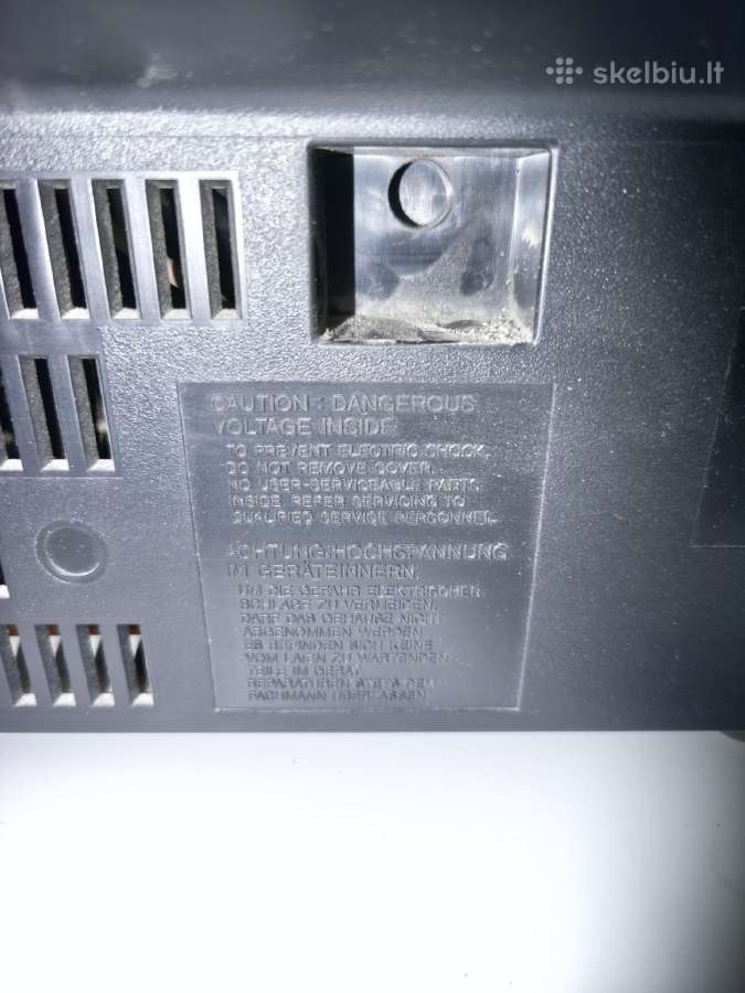 Kineskopinis spalvoto vaizdo televizorius Sharp - nuotraukos Nr. 3