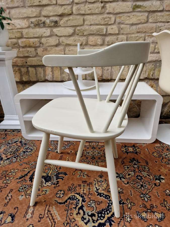 Vintažinė mid century medžio masyvo kėdė - nuotraukos Nr. 6