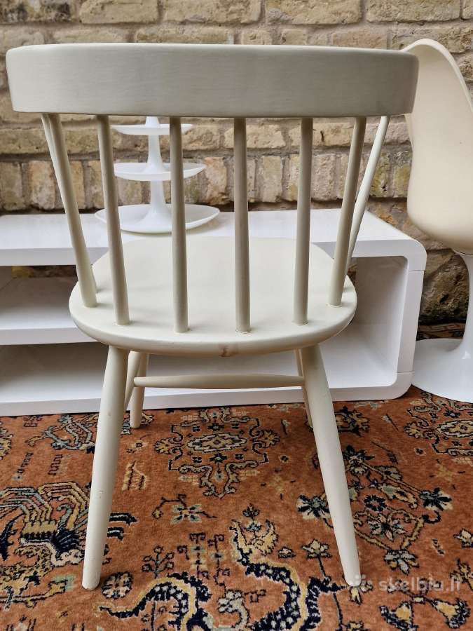 Vintažinė mid century medžio masyvo kėdė - nuotraukos Nr. 7