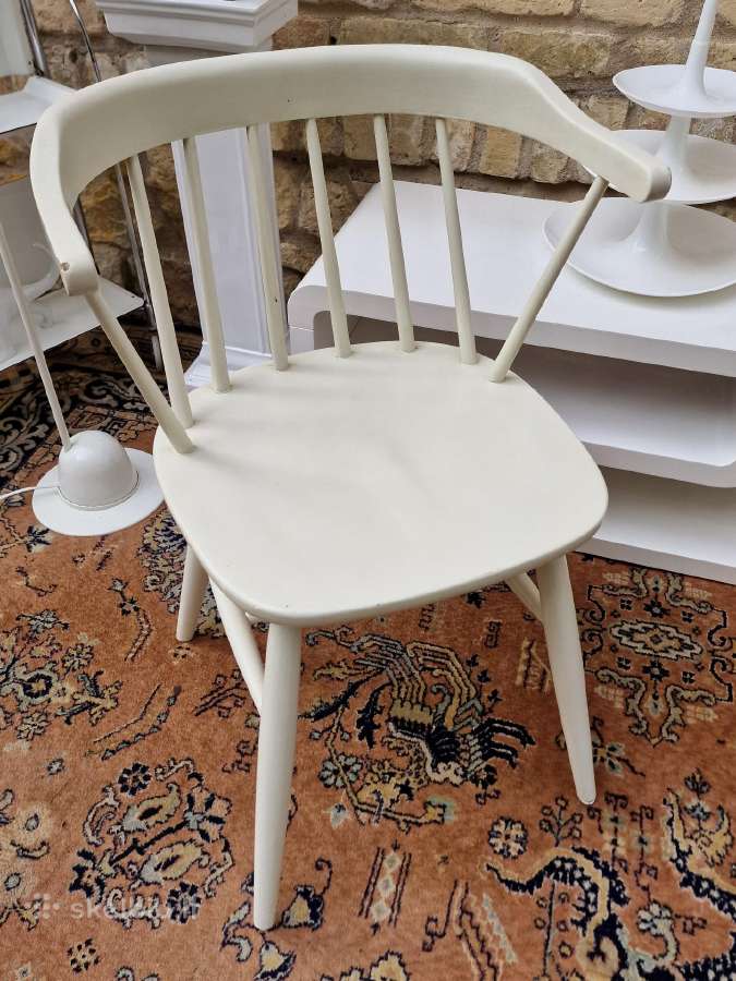 Vintažinė mid century medžio masyvo kėdė - nuotraukos Nr. 10