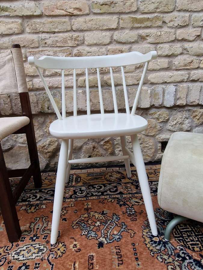 Vintažinė mid century medžio masyvo kėdė - nuotraukos Nr. 13