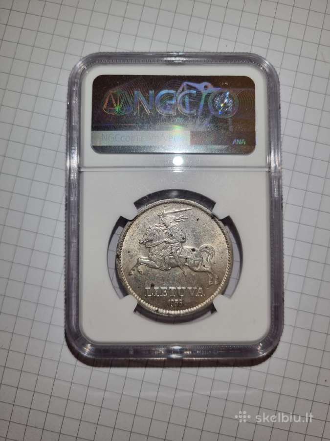 Vytautas 10 litų 1936m Ms 61 Ngc - nuotraukos Nr. 2