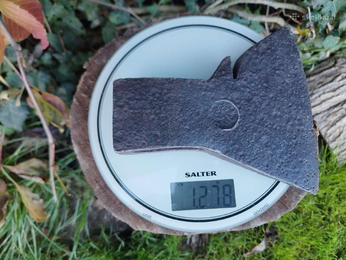 Tarybinis senas ūkinis kirvis 1,3 kg be koto - nuotraukos Nr. 3