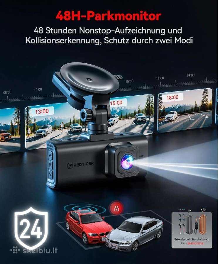Automobilio vaizdo registratorius Red riger F7n - nuotraukos Nr. 4