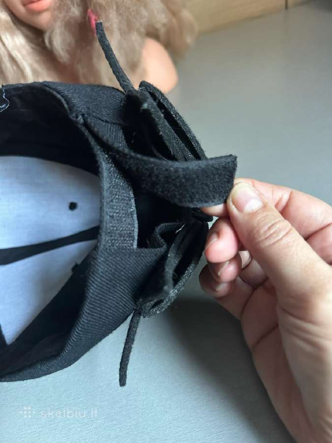 Juoda beisbolo kepurė su kaspinu Bow / One Size - nuotraukos Nr. 6