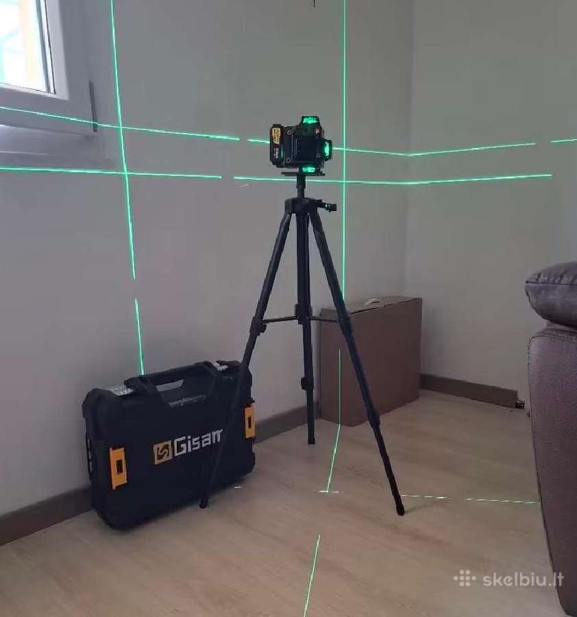 Lazerinis nivelyras - Naujas, 4d, 360, 16 Linijų - nuotraukos Nr. 3