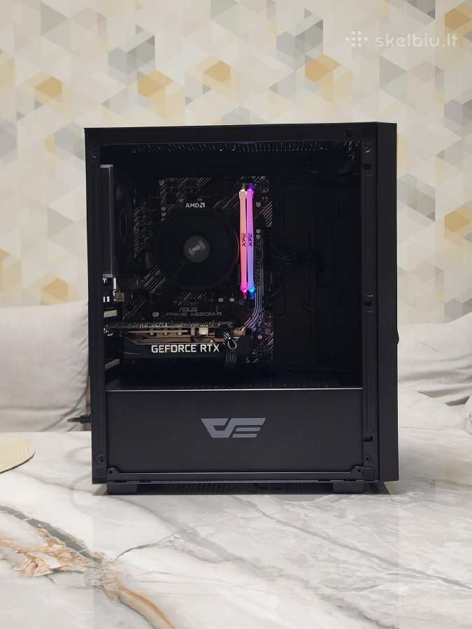 Gaming Pc R5 3600, Rtx2060, Nvme SSD, 16 GB RAM - nuotraukos Nr. 2