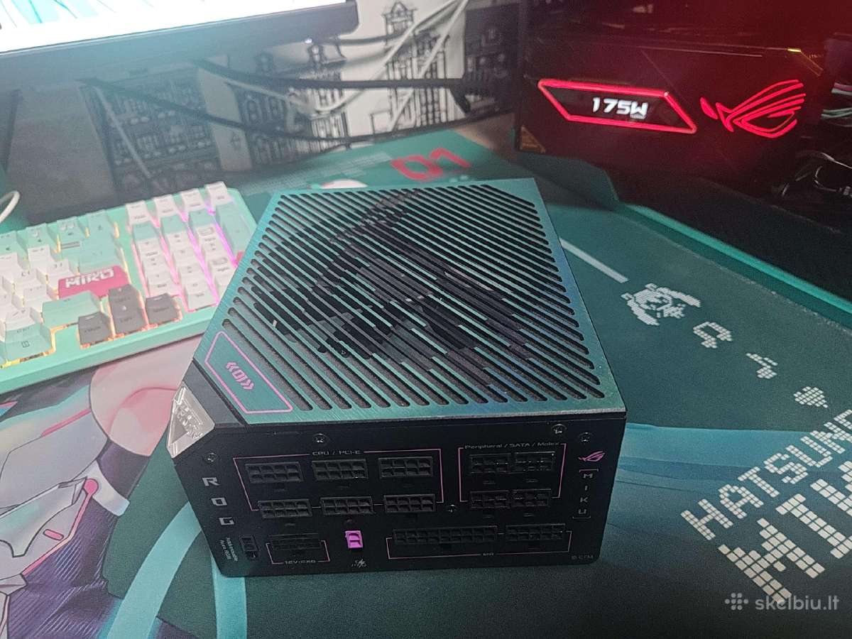 Asus Rog Thor 1200w Platinum III Hatsune Miku Edit - nuotraukos Nr. 4