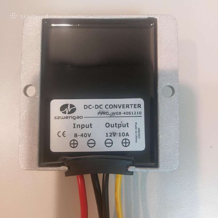 Įtampos keitiklis dc/dc 12v - nuotraukos Nr. 2