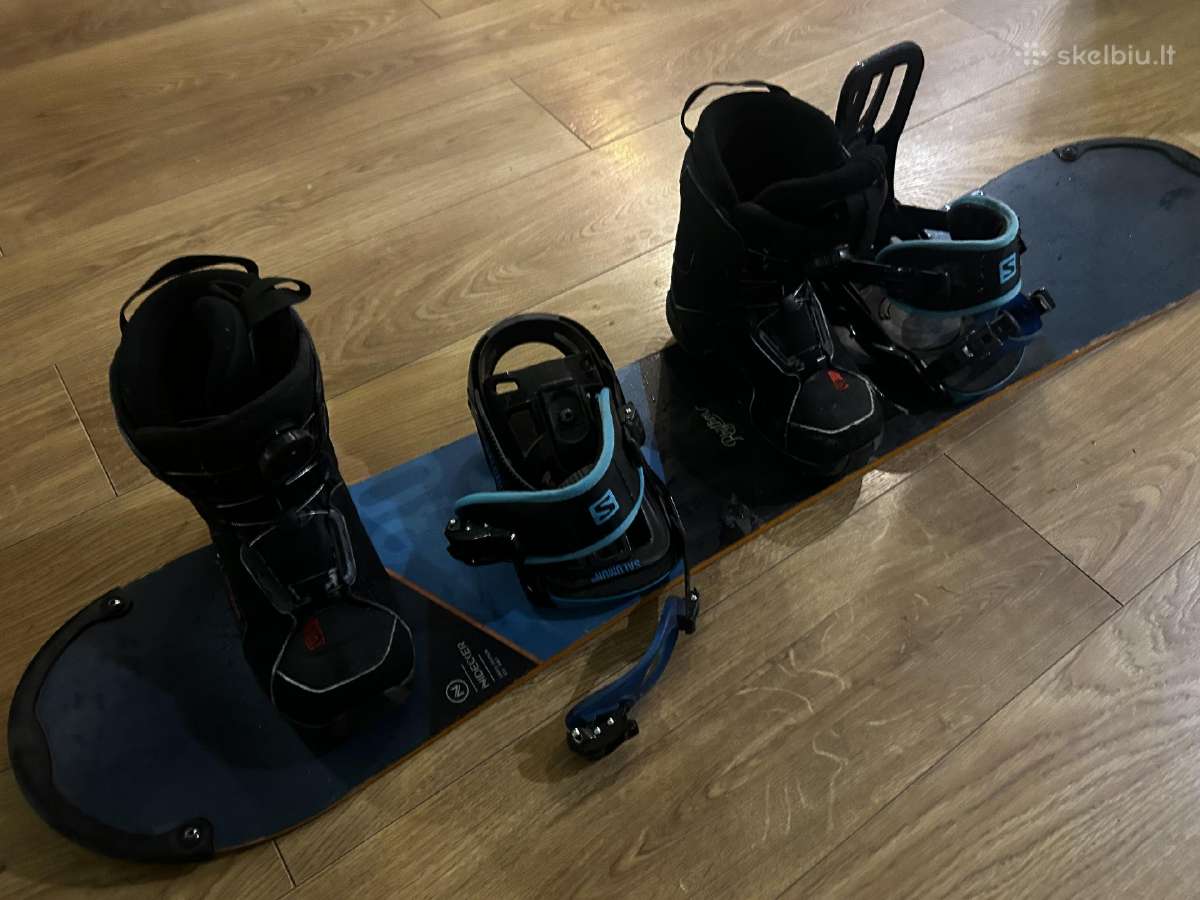 Snieglente Nidecker 130 cm su Salomon apkaustais - nuotraukos Nr. 3