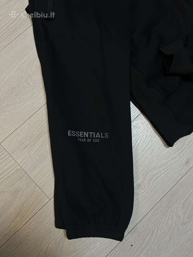 Essentials vyriškas sportinis komplektas – juodas - nuotraukos Nr. 6