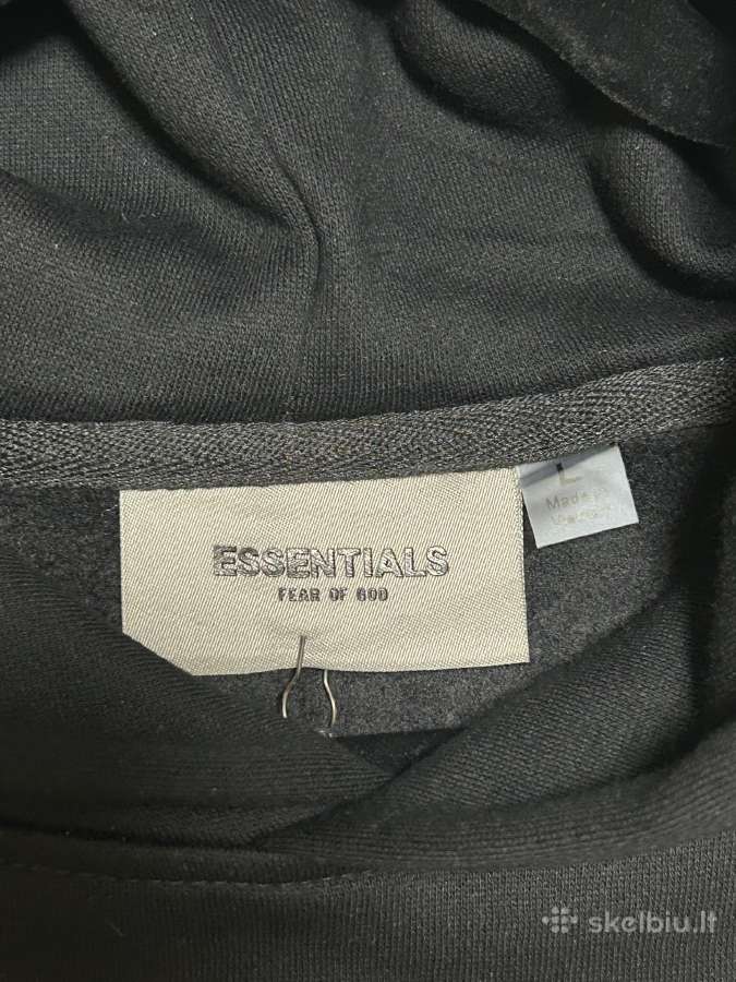 Essentials vyriškas sportinis komplektas – juodas - nuotraukos Nr. 7