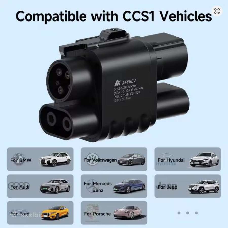 Ccs2 į Ccs1 įkrovimo adapteris Afyeev, 350 A - nuotraukos Nr. 3