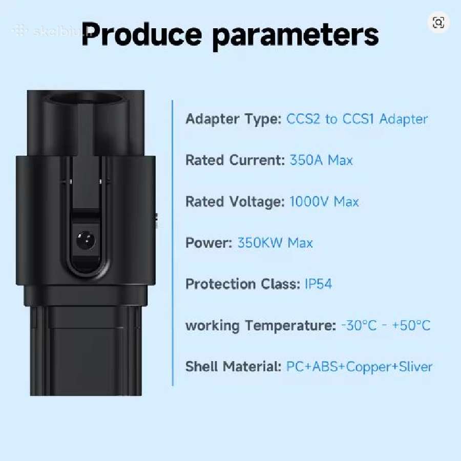Ccs2 į Ccs1 įkrovimo adapteris Afyeev, 350 A - nuotraukos Nr. 6