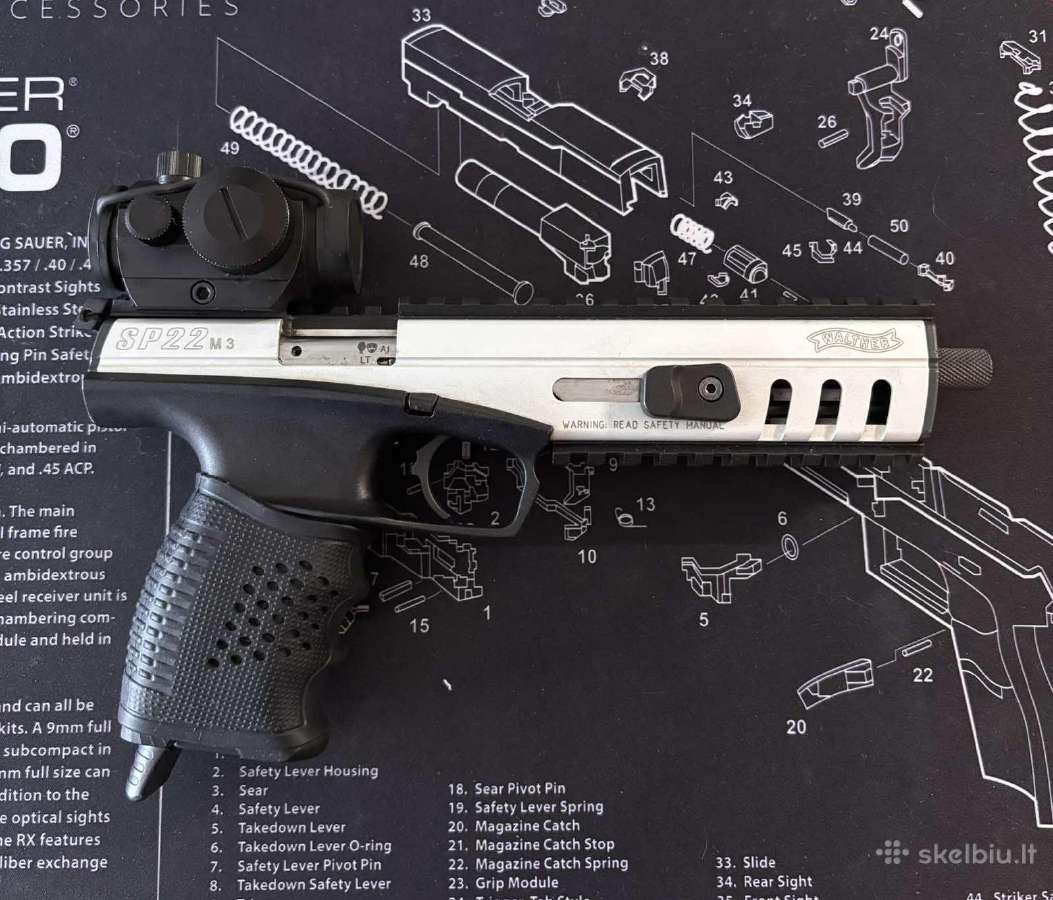 22lr Walther Sp 22 M3 - nuotraukos Nr. 3