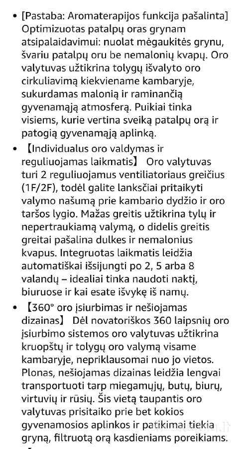 Meronte oro valytuvas,iki 20kv - nuotraukos Nr. 2