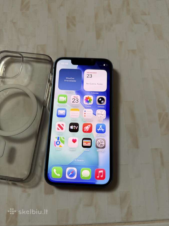 iPhone 13 mini 128gb Blue - nuotraukos Nr. 3