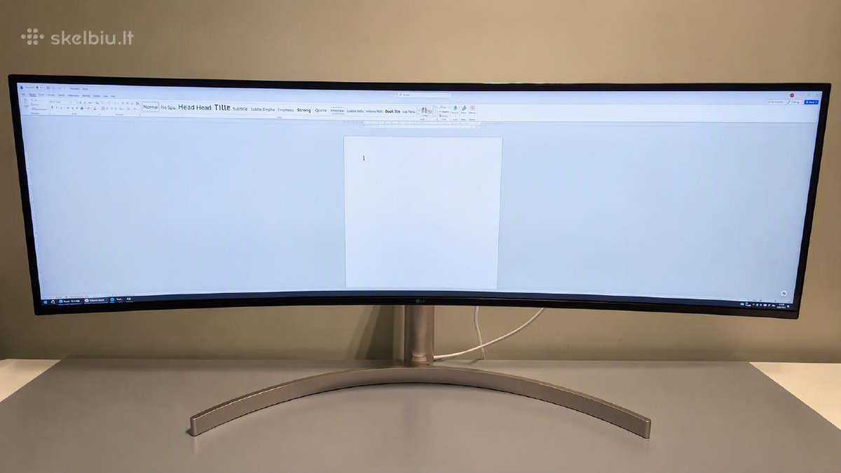 Ultrawide 49 Colių 5k LG 49wl95c-we Monitorius - nuotraukos Nr. 2