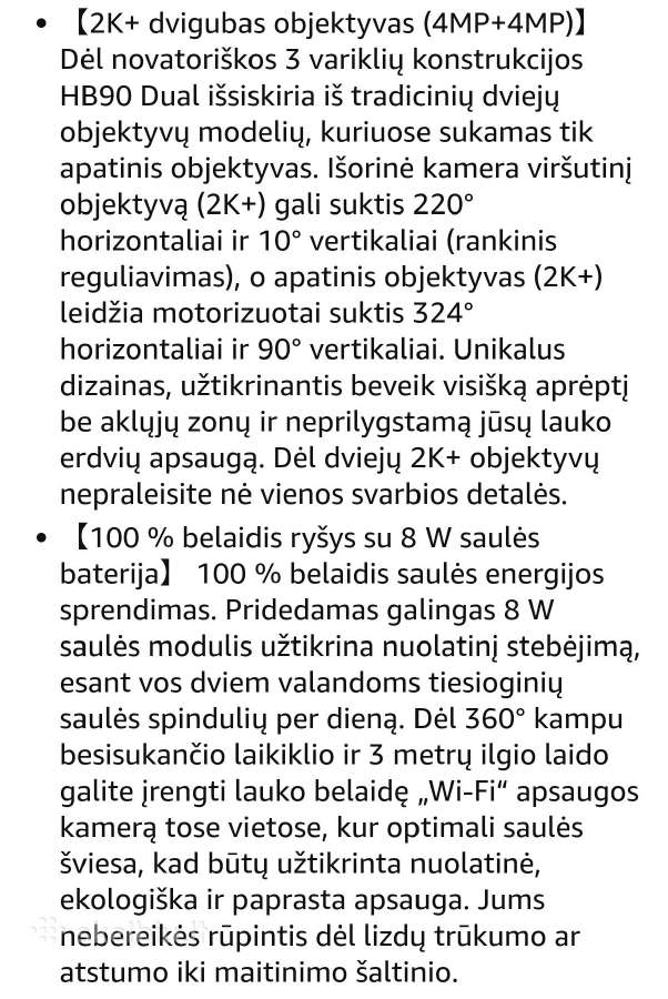 Vaizdo atebejimo kamera Ezviz Hb90 - nuotraukos Nr. 5