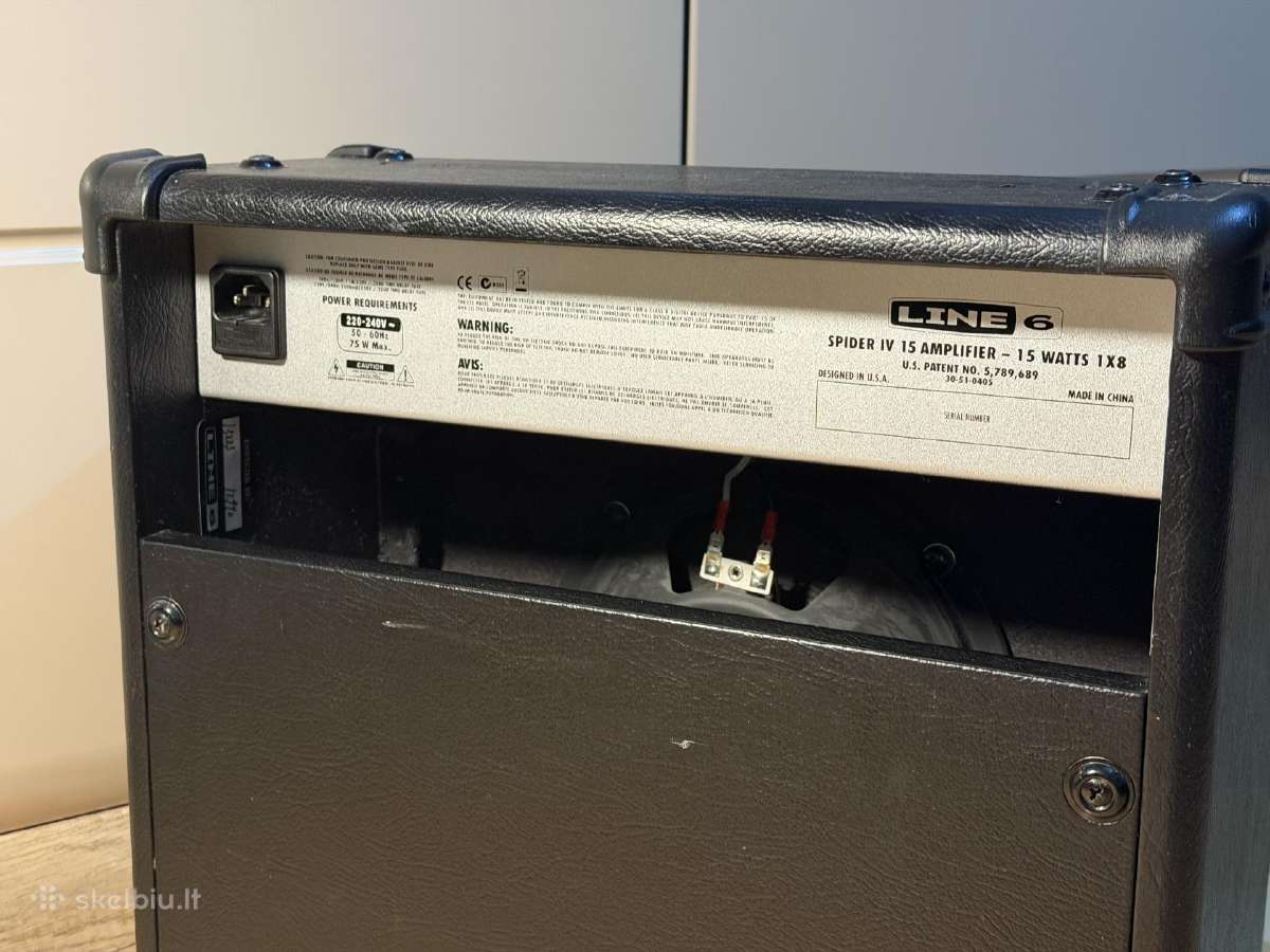 Line 6 Spider Iv 15 gitaros stiprintuvas - nuotraukos Nr. 8