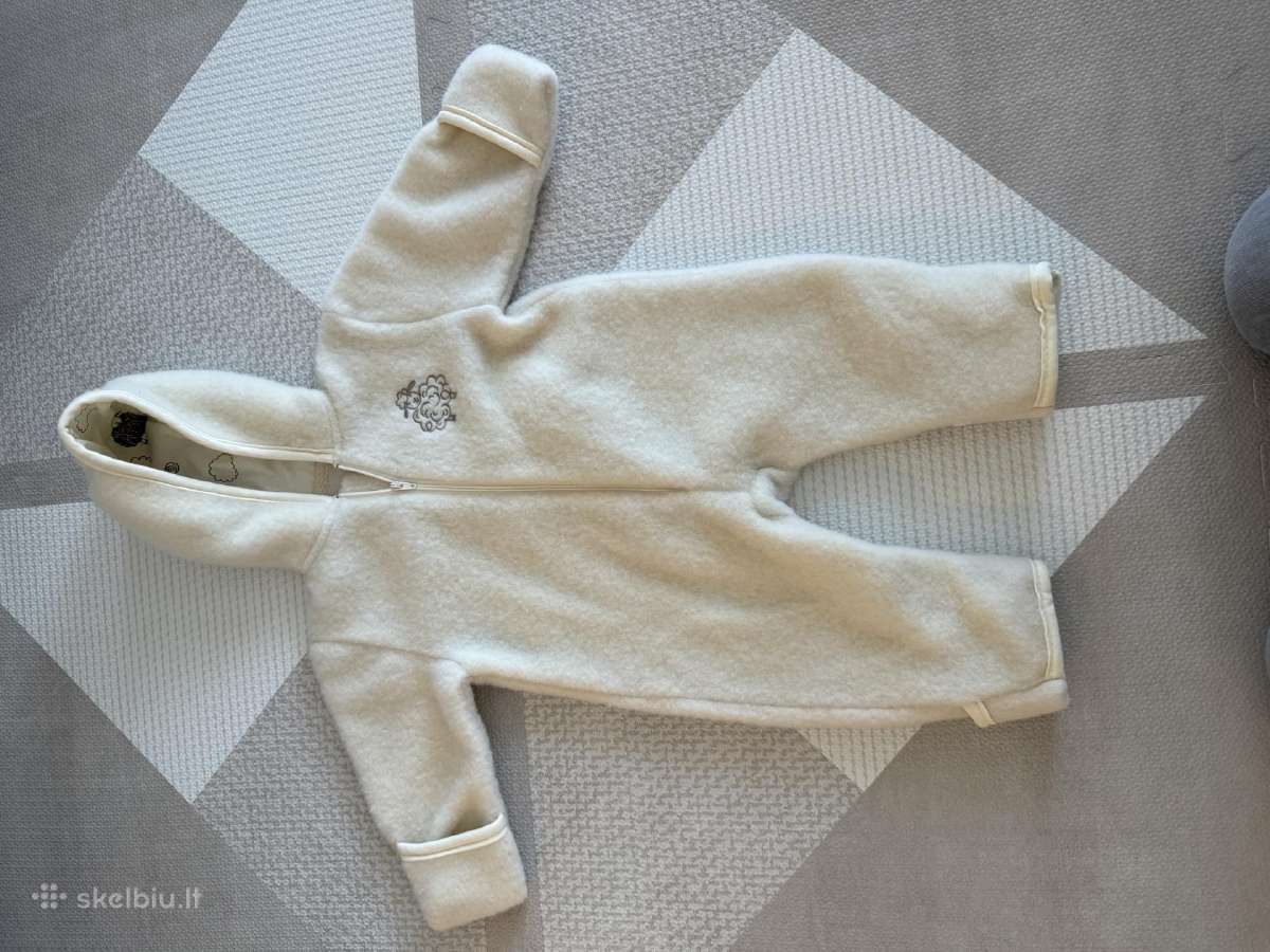 Flokati „aviukas“ merino kombinezonas 62–68 - nuotraukos Nr. 4
