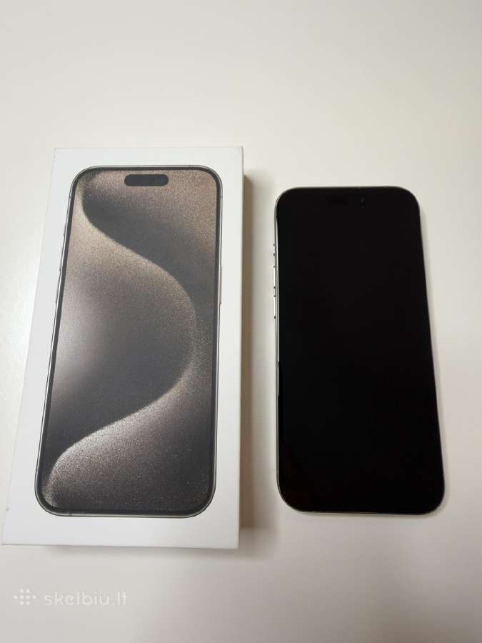 iPhone 15 Pro 128gb Natural Titanium - nuotraukos Nr. 2