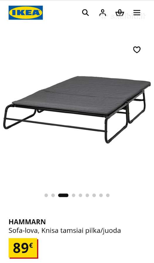 Ikea sofa lova - nuotraukos Nr. 2
