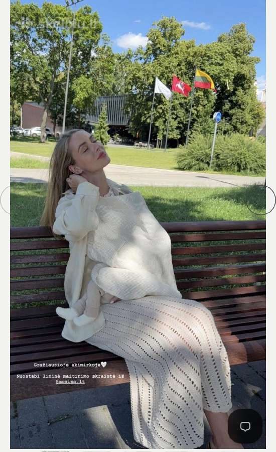 Moni.pa lininė žindymo skraistė – nauja - nuotraukos Nr. 2