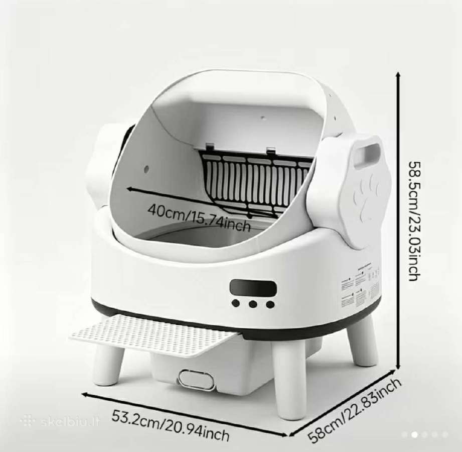 Automatinis kačių tualetas robotas - nuotraukos Nr. 2