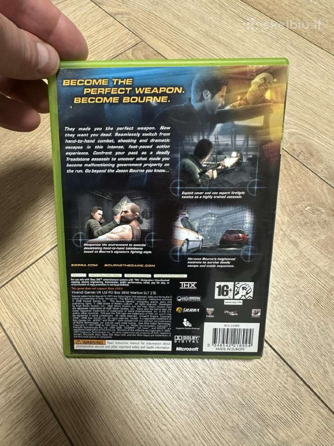 The Bourne Conspiracy Xbox 360 - nuotraukos Nr. 2