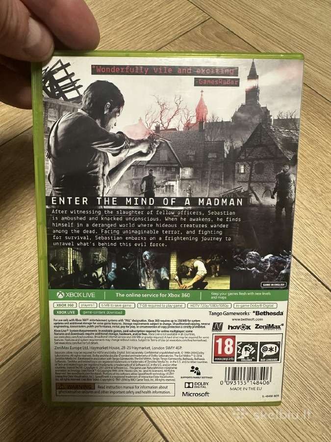 The Evil Within Xbox 360 - nuotraukos Nr. 2