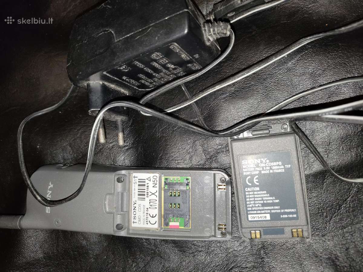 Vintažinis Sony telefonas,nebuvo nauduotas,pigiai - nuotraukos Nr. 2