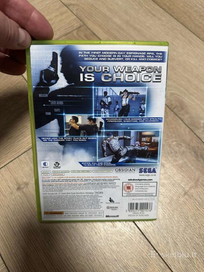 Alpha Protocol Xbox 360 - nuotraukos Nr. 2