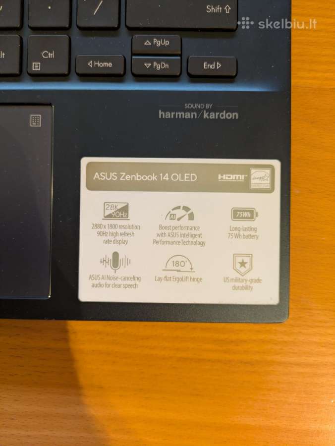 Asus Zenbook 14 Oled - nuotraukos Nr. 5